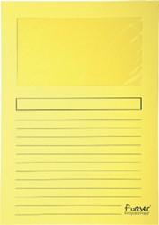 Venstermap Exacompta Forever L-model 120gr geel 100 stuks