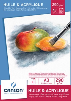 Olie- en acrylblokken