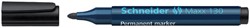 Permanent marker Schneider Maxx 130 rond 1-3mm zwart