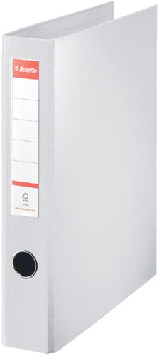 Ringband Esselte VIVIDA A4 maxi 4-rings D-mechaniek 40mm PP wit-2