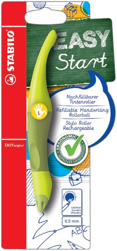 Rollerpen STABILO Easyoriginal linkshandig limoen/groen blister