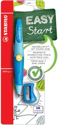 Vulpotlood STABILO Easyergo HB 3.15mm links blauw/donkerblauw incl puntenslijper blister à 1 stuk