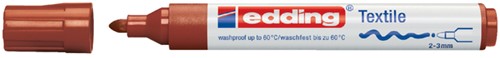 Textielmarker edding 4500 rond 2-3mm bruin