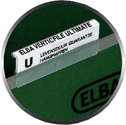 Ruiterstrook tbv Elba Verticfile ruiters 65x16mm wit 10 vel