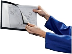 Duraframe Durable 498501 magnetisch Plus A4 zwart 2 stuks