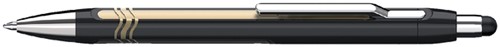 Balpen Schneider stylus Epsilon Touch extra breed zwart/goud