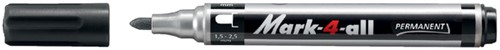 Viltstift STABILO Mark-4-All 651/46  1.5-2.5mm zwart