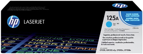 Tonercartridge HP CB541A 125A blauw