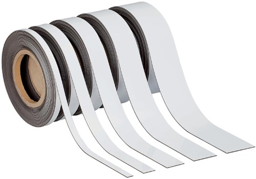 Magneetband MAUL beschrijf- wisbaar 10mx10mmx1mm wit-3