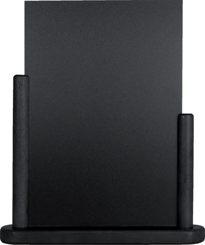 Krijtbord Securit 230x200x60mm zwart hout-2