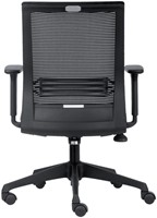 Bureaustoel Euroseats Evora zwart-3