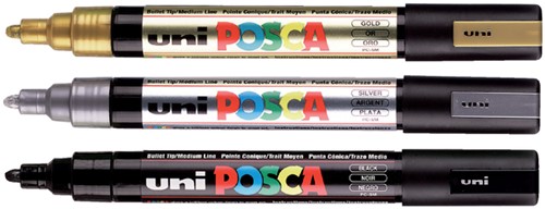 Paintmarker Uni POSCA PC5M medium lichtblauw-2