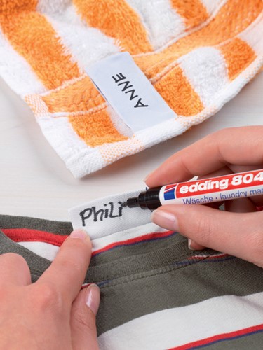 Wasgoedmarker edding 8040 rond 1mm zwart in blister-3