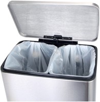 Pedaalemmer EKO E-Cube 9+10 liter rvs-2