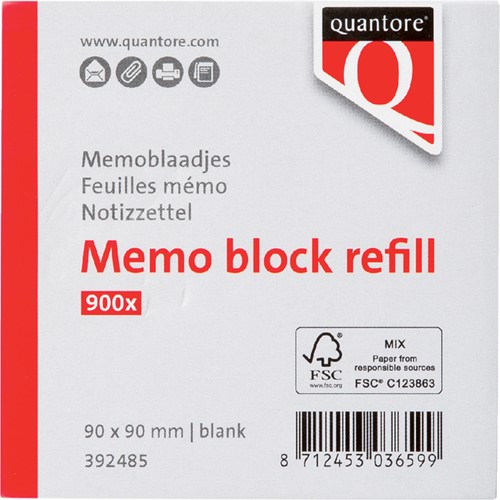Memoblaadjes Quantore losbladig 90x90x90mm 900 vel-3