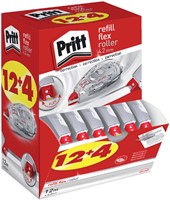 Correctietape Pritt navulbaar 4.2mmx12m Flex promopack à 12+4 gratis-3