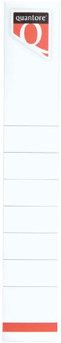 Rug-insteekkaart Quantore smal 30x190mm wit 10 stuks-3