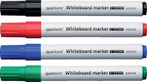 Whiteboardmarker Quantore rond 1-1.5mm rood-2