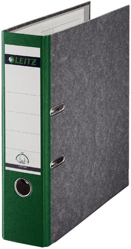 Ordner Leitz A4 80mm groen gewolkt