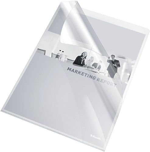 L-map Esselte standaard A4 0.11mm PP transparant
