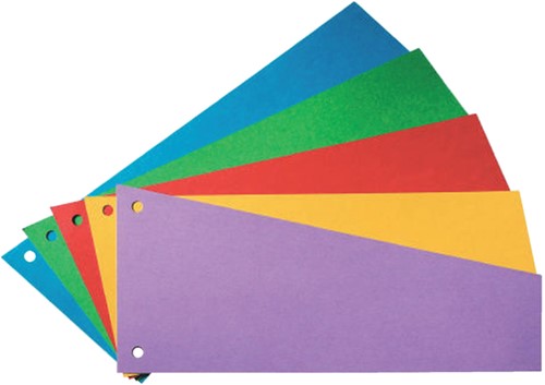 Scheidingsstrook Esselte trapezium 235x105/55mm geel