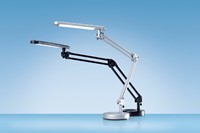 Bureaulamp Hansa led 4 stars zilvergrijs