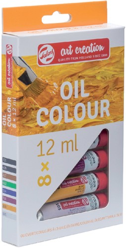 Olieverf Talens Art Creation assorti blister à 8 stuks