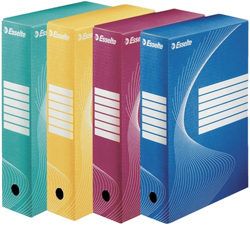 Archiefdoos Esselte Boxcolor 80mm groen-2