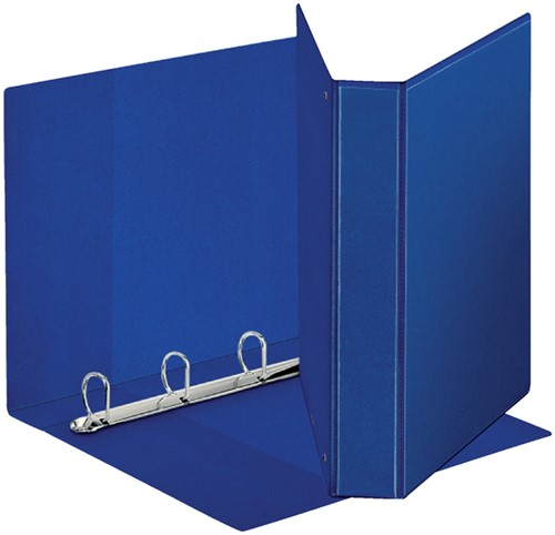 Presentatieringband Esselte Deluxe A4 4-rings D-mech 20mm blauw