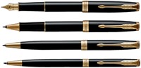 Vulpen Parker Sonnet black lacquer GT medium-1
