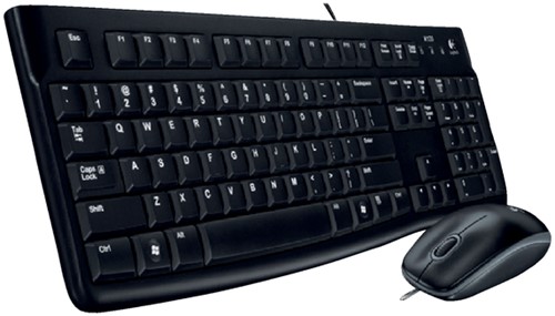 Toetsenbord Logitech K120 Qwerty + muis USB zwart-3