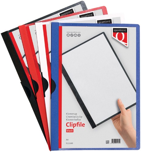 Klemmap Quantore A4 3mm zwart-2