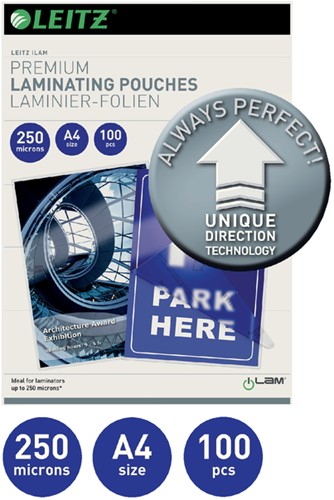 Lamineerhoes Leitz iLAM A4 2x250micron 100 stuks-2