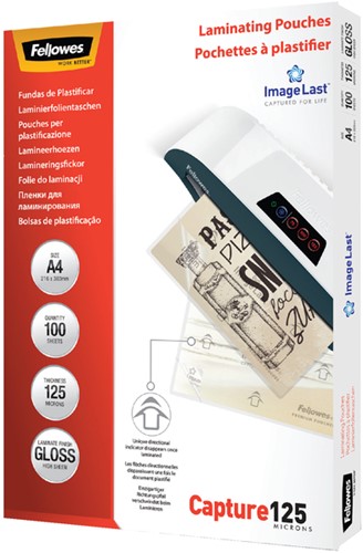 Lamineerhoes Fellowes A4 2x125micron 100stuks