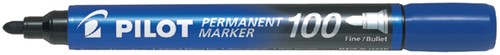 Viltstift PILOT 100 rond fijn blauw doos à 15+5 gratis-2