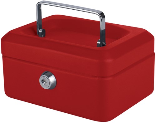 Geldkist Quantore 150x115x80mm rood-2