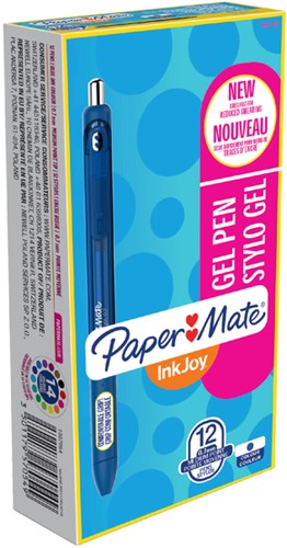 Gelschrijver Paper Mate Inkjoy medium blauw-2