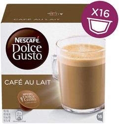 Koffiecups Dolce Gusto cafe au lait 16 stuks