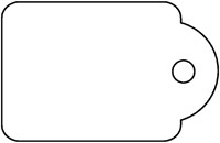 Label Apli karton nr 391 28x43mm wit 500 stuks