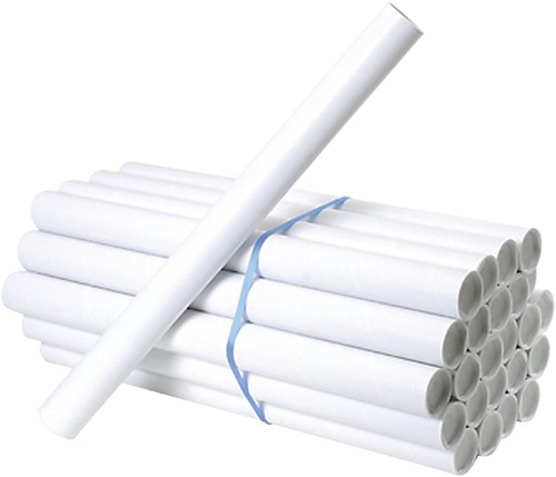 Verzendkoker CleverPack A1 650x50x1.5 met doppen wit pak à 20 stuks-2