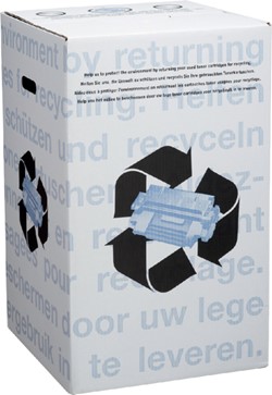 Inzamelen gebruikte cartridges