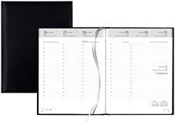 Agenda 2026 Quantore week 7dagen/2pagina's A5 4-talig zwart