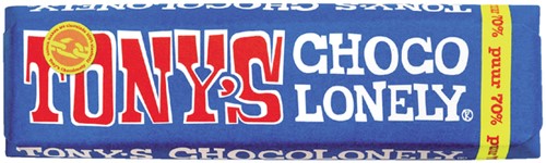Chocolade Tony's Chocolonely reep 50gr puur