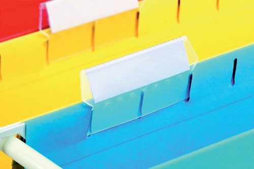 Ruiterstrook voor Esselte Classic 50mm wit 10 stuks-2