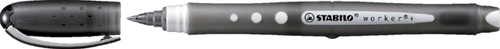Rollerpen STABILO worker colorful 2019/46 medium zwart-3