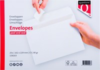 Envelop Quantore bank C5 162x229mm zelfklevend wit 25 stuks-3