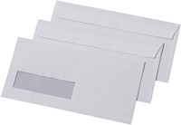 Envelop Quantore 110x220mm venster 3x10cm links zelfklevend 500 stuks-1