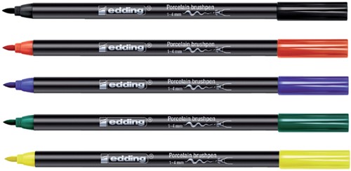 Brushpen edding 4200 porselein blauw-2