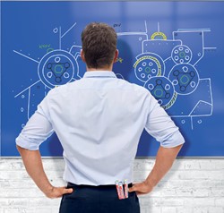 Viltstiften voor glasborden