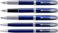 Vulpen Parker Sonnet blue lacquer CT medium-3